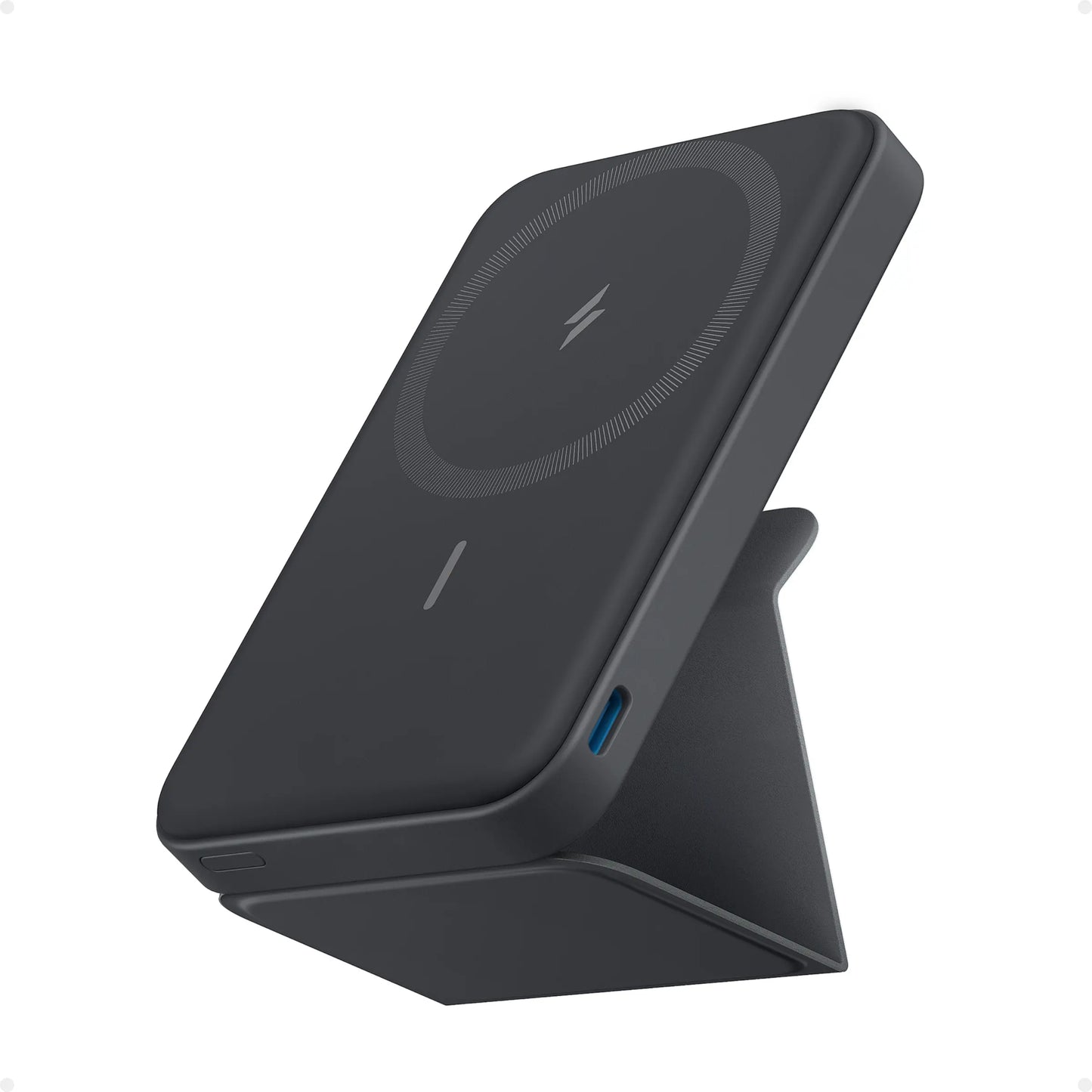 #Summervibes Anker Magnetic Power Bank, Built-In Foldable Stand, USB-C Port on the Side, 5,000Mah Capacity, Perfectly Compatible with Iphone 17/16/15/14/13 Series