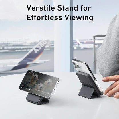#Summervibes Anker Magnetic Power Bank, Built-In Foldable Stand, USB-C Port on the Side, 5,000Mah Capacity, Perfectly Compatible with Iphone 17/16/15/14/13 Series