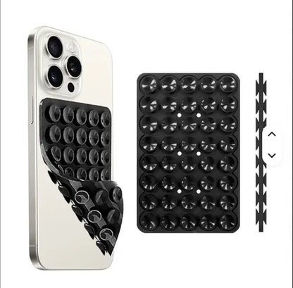 Seasonal Essentials Strong Grip Double Sided Silicone Suction Cup Phone Case Holder Hands-Free Stand Mobile Accessory for Selfies and Videos Waterproof Portable Versatile Compatibility