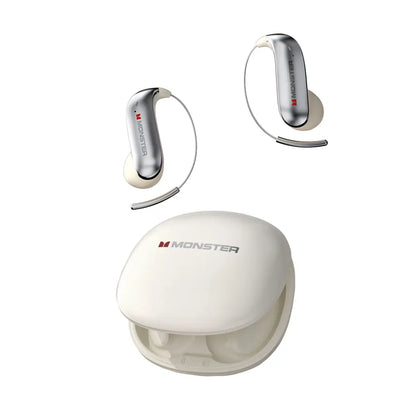 Monster Ear Buds - Bluetooth Headphones with Zero‑Gravity Titanium Ear‑Hook Design, Noise Isolation, 145H Playtime Wireless Earbuds Headset Bluetooth 6.0,Waterproof & Sweatproof, Ideal for Travel & Electronic Gifts for Men and Women